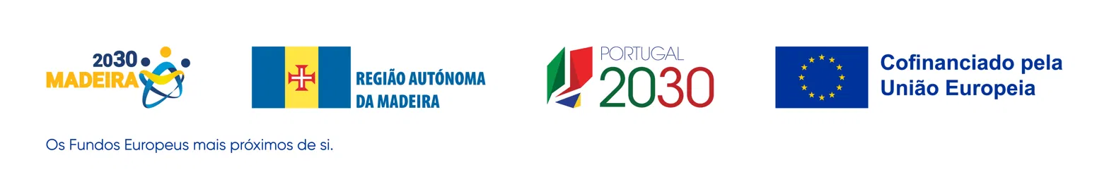 Madeira 2030, Região Autónoma da Madeira, Portugal 2030, Cofinanciado pela União Europeia